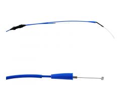 Câble d'accélérateur Doppler Téflon Bleu Derbi Senda 2000 - 2010