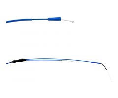 Câble d'accélérateur Doppler Téflon Bleu Derbi Senda après 2010
