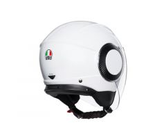 Casque jet Agv Orbyt Solid Blanc Perle