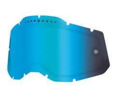 Ecran de lunettes 100% Accuri 2 / Racecraft 2 / Strata 2 Dual Vented Iridium Bleu