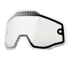 Ecran de lunettes 100% Accuri / Strata / Racecraft Dual Vented Transparent