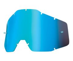 Ecran de lunettes 100% Accuri / Strata / Racecraft Miroir Bleu